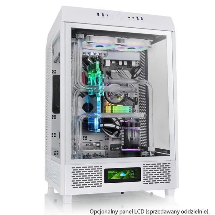 Boitier PC - THERMALTAKE - The TOWER 500 (Blanc) - Boitier Sans Alimentation - Moyen Tour - Format E-ATX