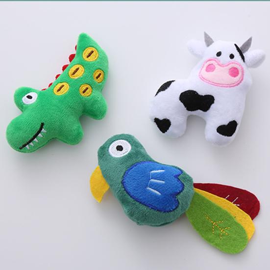 Katzenspielzeug Bissfest Tierform Kätzchen Zähneknirschen Kuhform Katzenminzenspielzeug Haustier