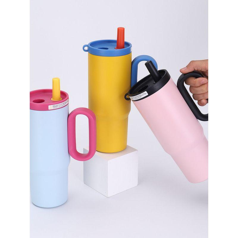 Large-Capacity Thermos Cup for Women, Good-Looking Ice Cup, Portable Car Coffee Cup, Outdoor Sports Water Bottle, Tea Cup