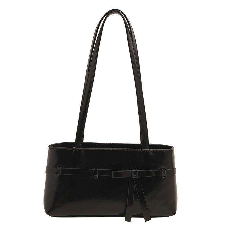 

Retro fashion hand carry Boston bag women s 2026 spring new large capacity casual shoulder armpit bag 29*8*15 чёрный