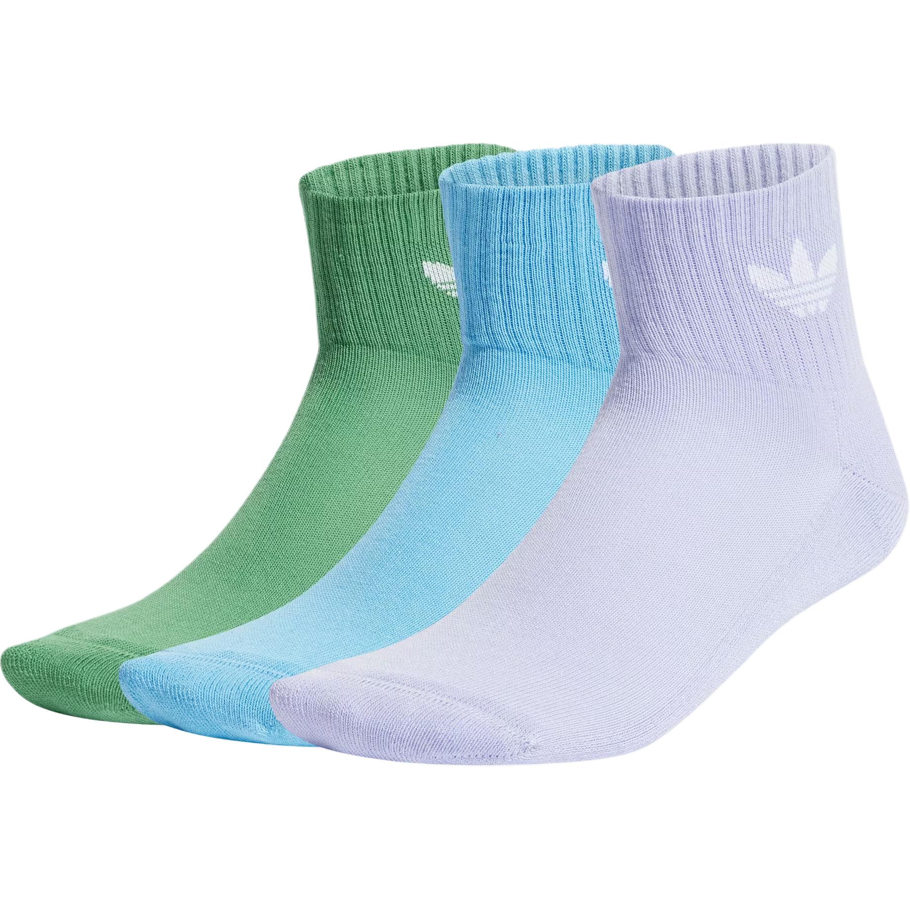 Adidas Originals ADICOLOR Ankle Socks Unisex 3 Pack IU2698 S