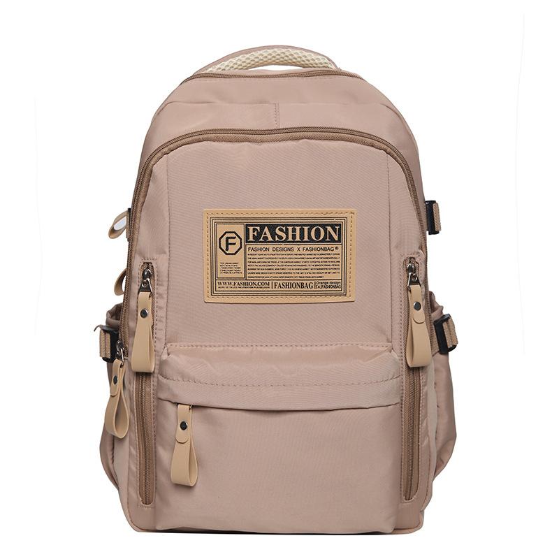 School Bag, Korean Version for Junior High School Students, New , Simple, Fashionable and Large-capacity College Students, Women's Backpack, Backpack.