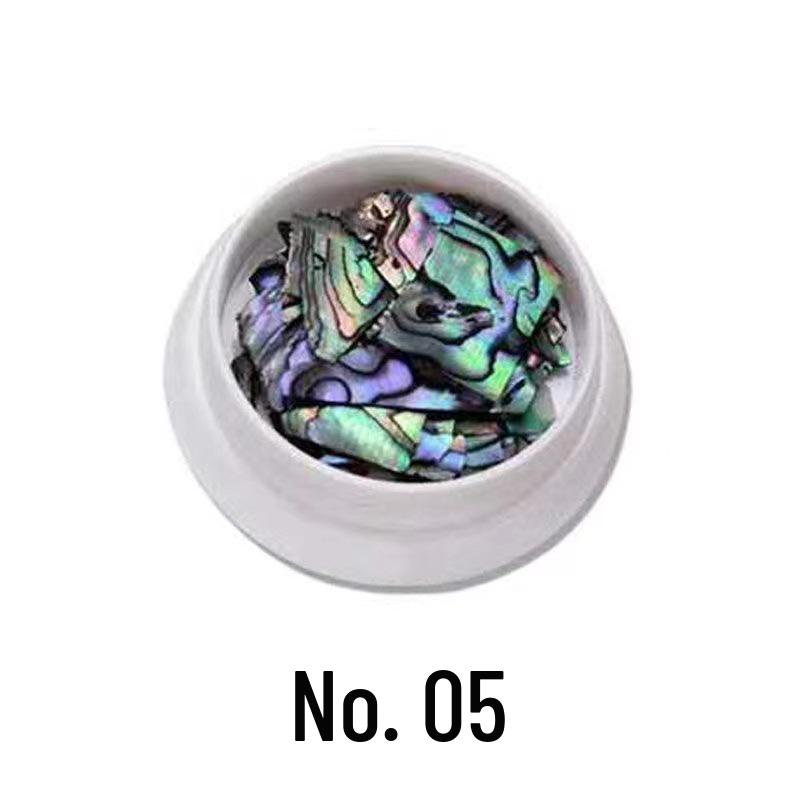 

Ультратонкие переливающиеся украшения для нейл-арта из раковины абалона