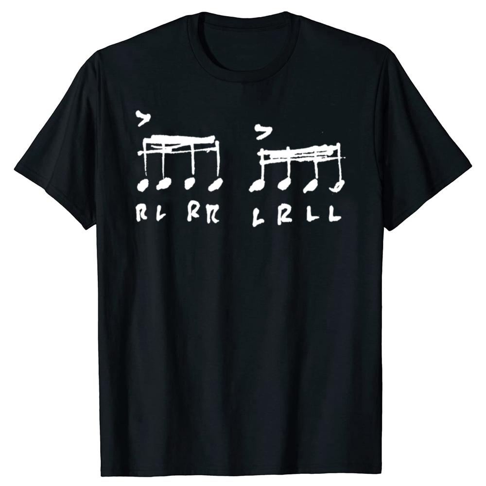 

Funny The Paradiddle Success RLRRLRLL T Shirts Men Women Cotton Humor Streetwear Tee Shirt Short Sleeve Unisex Loose Clothing... S разноцветный
