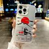 Color Phone Case For iPhone 17 16E 16 11 15 14 Pro MAX 12 13 MINI 7 8 Plus XR SE Silver Plated IMD Cover Japan JDM Sports Car
