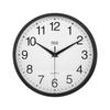 Wall Clock 25 Cm Teesa Black Modern Silent