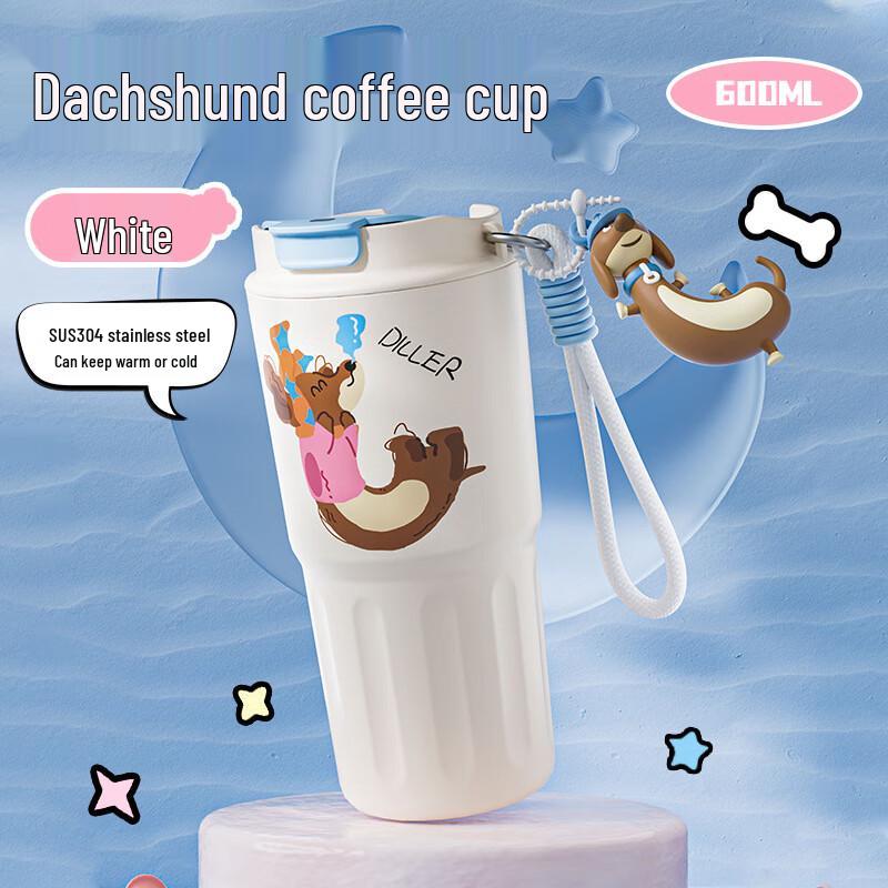 Dilabear Large Capacity 304 Stainless Steel Portable Coffee Cup