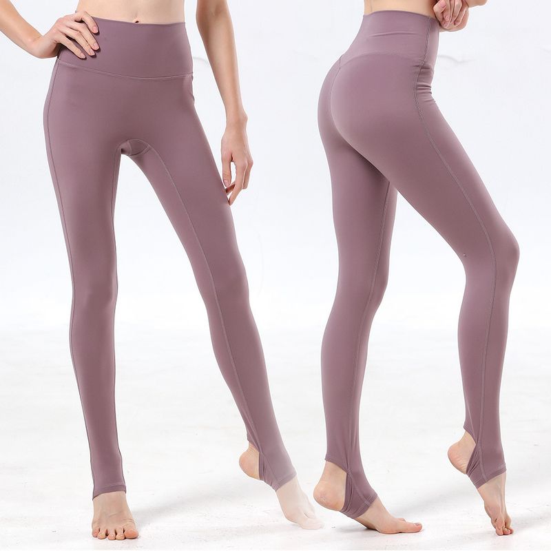 Nude Feel Seamless Yoga Pants Women's Quick-Dry Pants Stepping Pants Dance Fitness Body Pants Fashion All-Match Outerwear Leggings