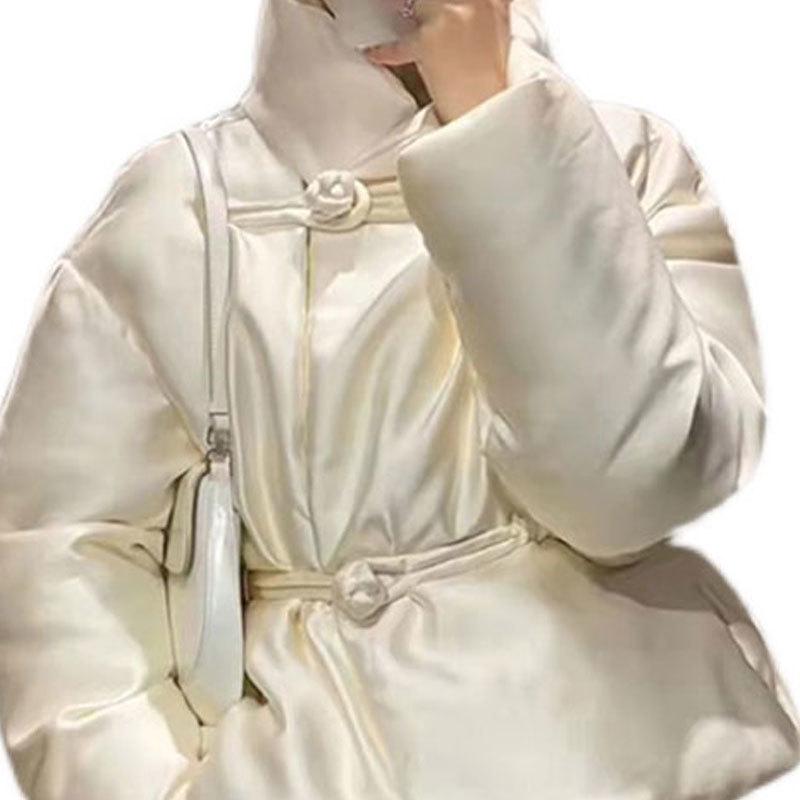 

Женский пуховик 2024 года в элегантном китайском стиле – Высококачественный, универсальный, теплый пух белой утки для зимы Extra Large