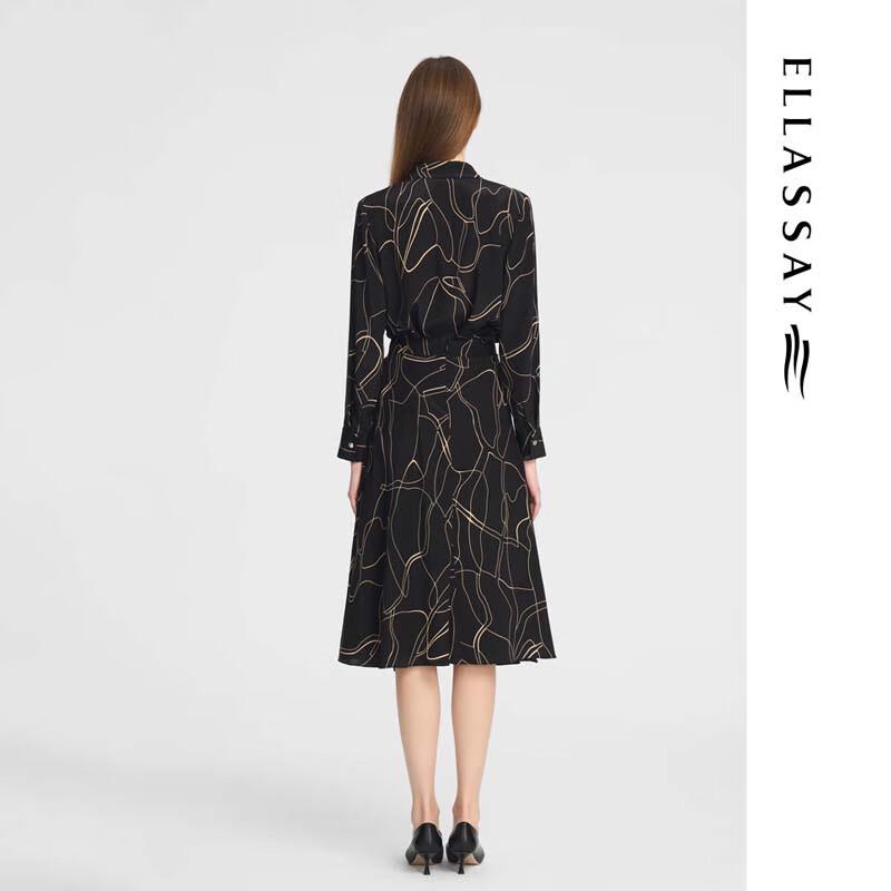 ELLASSAY Women's Elegant Silk Button-Down Shirt