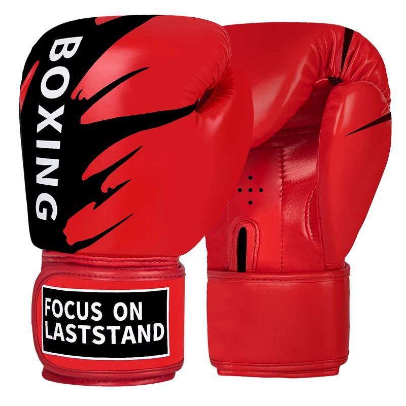 Professional Boxing Gloves Adults Kids Training Punching Bag Muay Thai MMA Sparring PU Leather 6oz 8oz 10oz 12oz