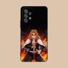 Demon Slayer Rengoku Phone Case for Samsung Galaxy A73 72 71 70 56 55 54 53 52 36 35 34 23 16 15 5G Colour Printing Cover Luxury
