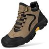 Popular outdoor men's shoes fashion autumn and winter velvet Martin boots men's snow boots non-slip hiking shoes short boots