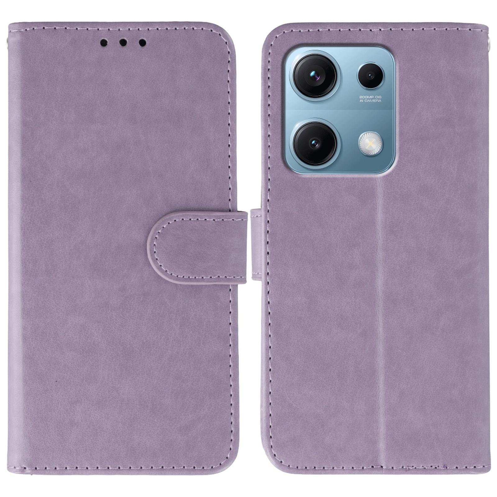 

Для Xiaomi Redmi Note 14S 4G Чохол PU Шкіра Відкидний Гаманець Чохол для Телефону з Ремінцем Purple