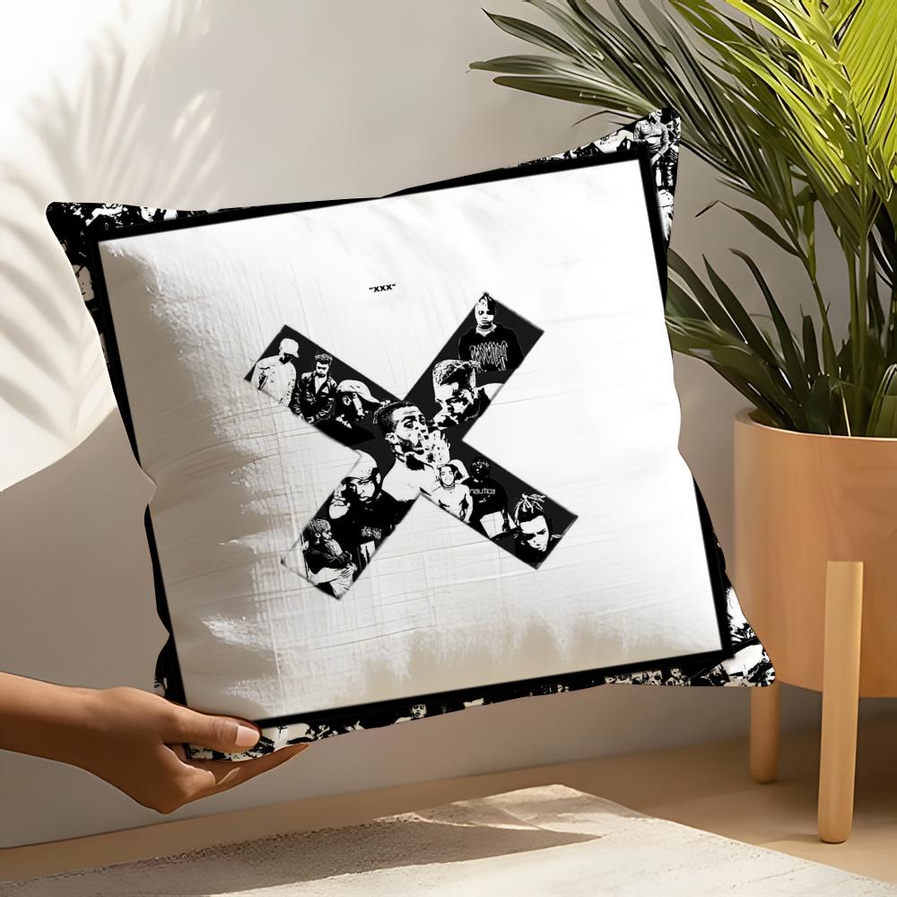 X-Xxxtentacion Pillow Case Linen Cushion Covers For Decorative Sofa Home Pillows Case Car Chair Pillows Cases