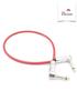 KM CANARE GS-6 50cm Red Patch Cable Japan