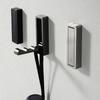 Alloy Clothes Hook Foldable Bathroom Towel Hook Wall Mounted Folding Coat Hook Key Towel Storage Hook Bathroom Bedroom Shelf