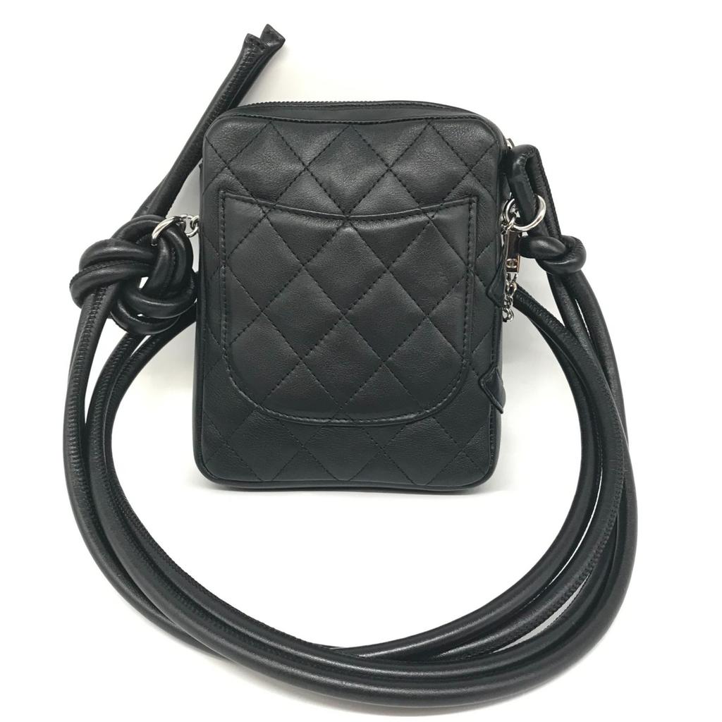 Used CHANEL Cambon lineShoulder Bag leather Women