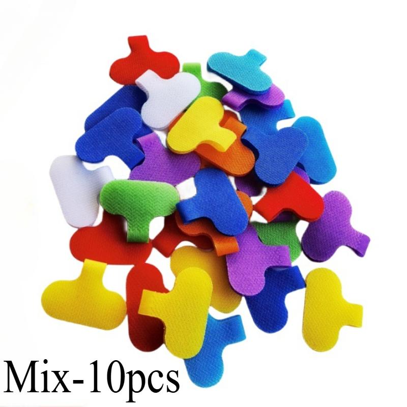 

10pcs Reusable Cable Labels Cable Ties Cable Management Wire Organizer