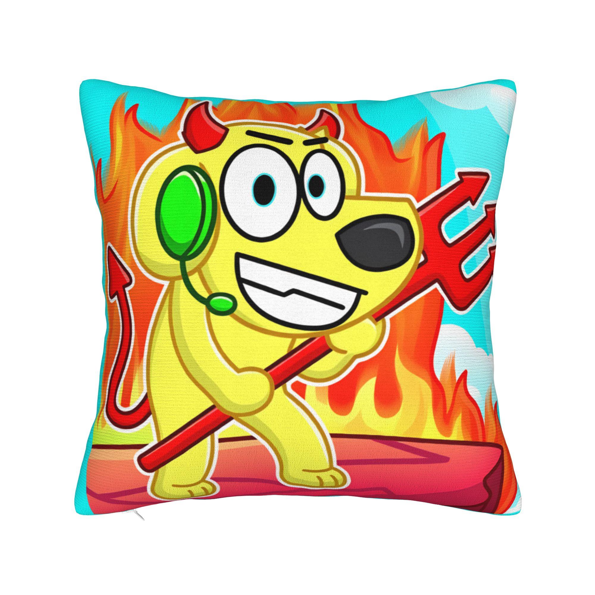 

Tylers And Snowi Gaming Pillow Case Comfy Pillow Cover For Wedding Party Home Decor Funny Pillowcases 18x18Inch