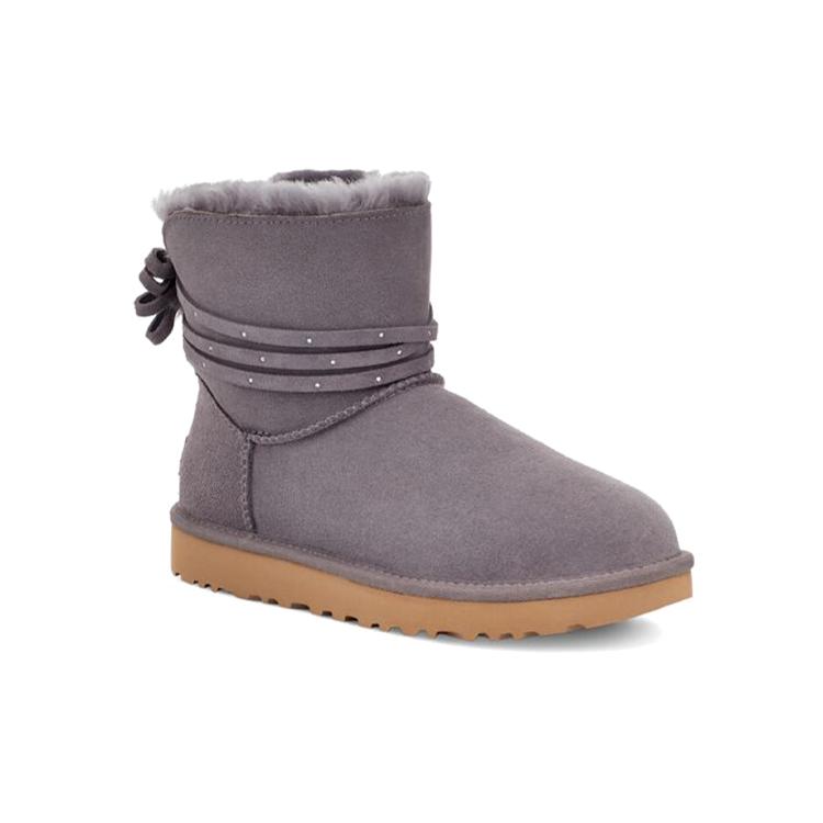 UGG Mini Bailey Bling Bow 'Grey' Women's 1120864-SHA