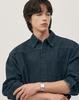 WORK ON BODY OFF Wide Overfit Denim Shirt [Indigo]