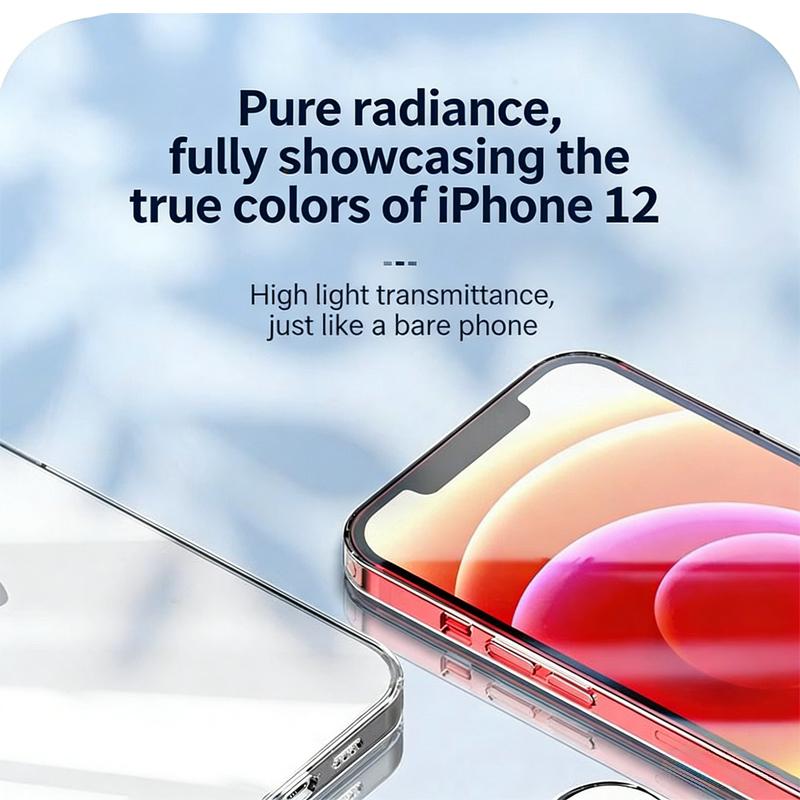 Soft Clear Silicone Case For iPhone 17 16 15 Cover Raised Edge for Screen & Camera Protection Shell Non-Slip Grip Slim Fit Funda