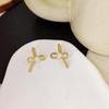 Pearl Bow Ballet Ear Cuffs: Elegant, Retro-Inspired Earrings for Women