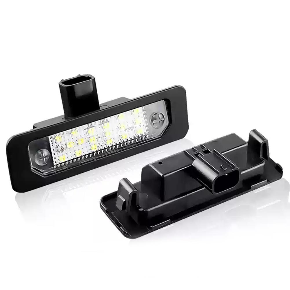 1PC/2Pcs Car LED License Plate Lights Number Plate Lamp Replacement Light For Taurus Mustang Focus Fusion Edge MKS MKT MKX MKZ Milan Sable