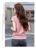 Women's Solid Color Pure Cotton Short-Sleeve Polo T-Shirt, Summer 2025 Collection - Versatile and Loose Fit