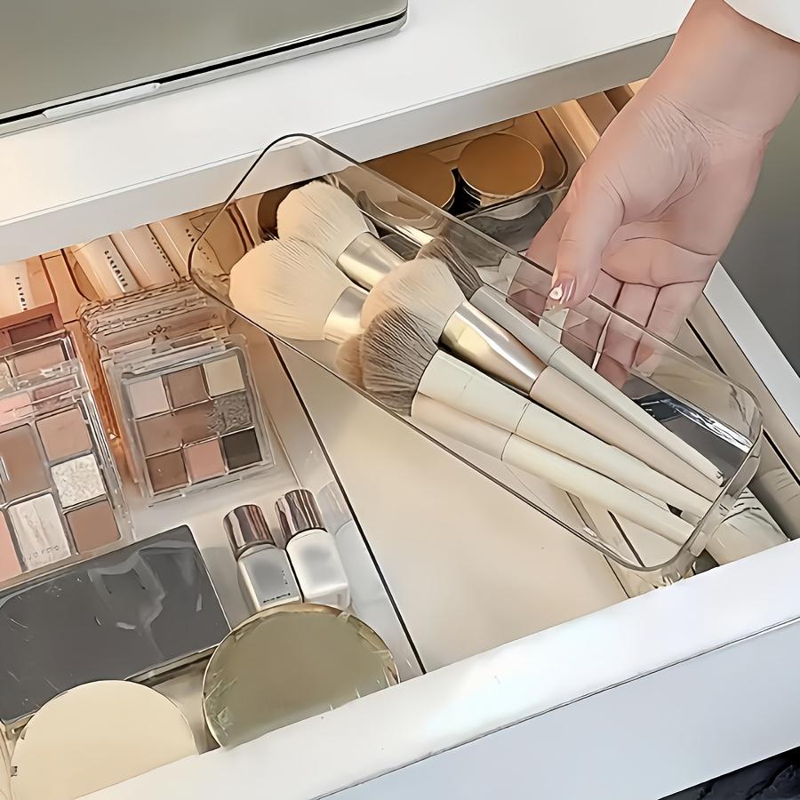 high quality8pcs Set of Transparent Acrylic Cosmetic Storage Boxes, Drawer Built-in Separation and Organizing Box, Desktop Office Stationery Storage