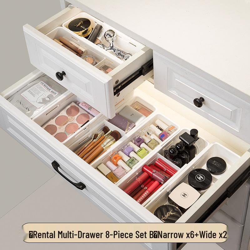 Retractable Desktop Snack & Sundry Organizer - Right Angle Kitchen Storage Drawer Box