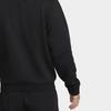 Nike Club Fleece Color-Block Collar Logo Long Sleeve Polo Shirt Men Tops Black DX0538-010