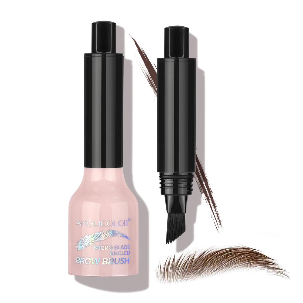 

Press-Type Smudge-Proof Long-Lasting Liquid Eyebrow Pencil for Natural, Three-Dimensional Wild Brows