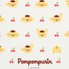 Sanrio Glasses Case Pompompurin 588237 Face-Shaped -