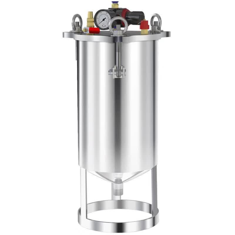 YunDuo 4L Stainless Steel Conical Pressure Tank