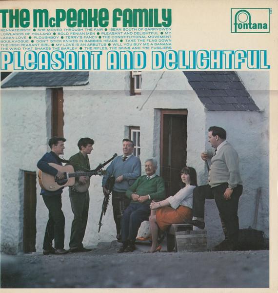 

LP Record MCPEAKE FAMILY - Pleasant And Delightful TL5433 Fontana 1967 UK Country/Folk Used