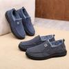 Thickened Fleece Winter Men's Shoes Old Beijing Cloth Style Cotton Shoes Comfortable Anti-slip Wear-resistant Dad's Casual Shoes