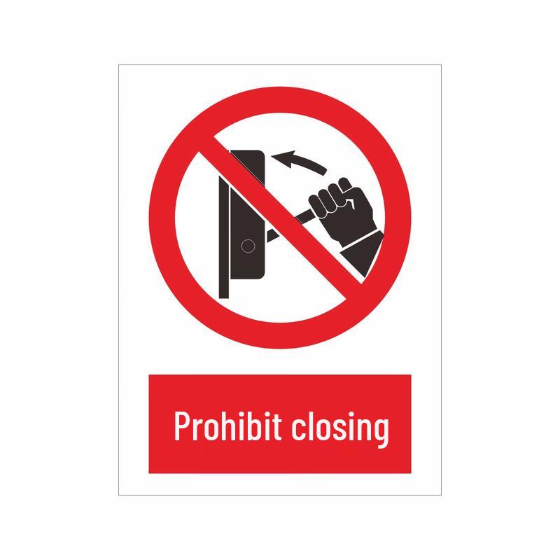 Qishiqi Do Not Operate Safety Warning Sign