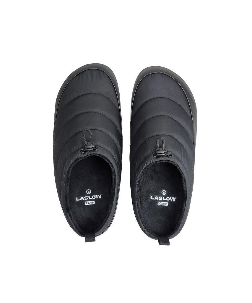 Laslow Camp Padded Mule Slippers - Black