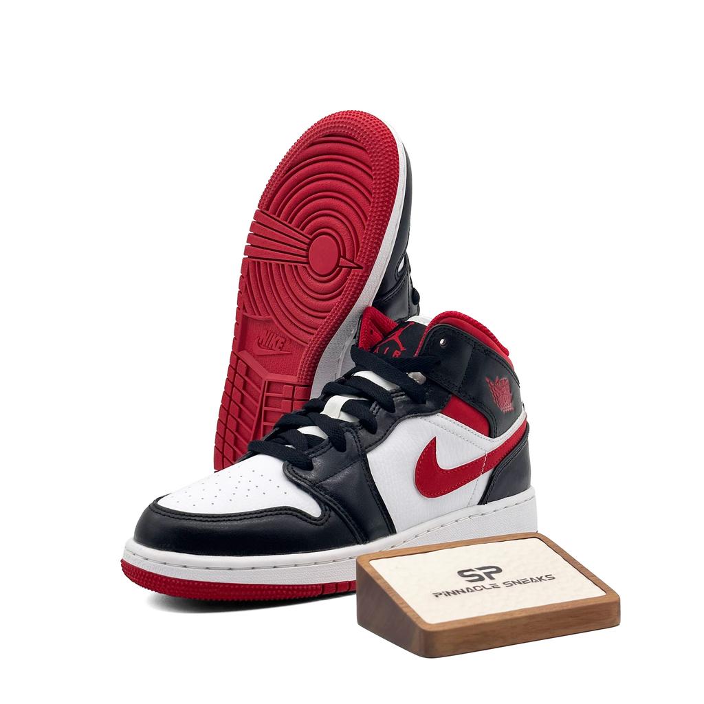 Sneakers Retro Air Jordan 1 Mid GS Black Gym Red DJ4695-122