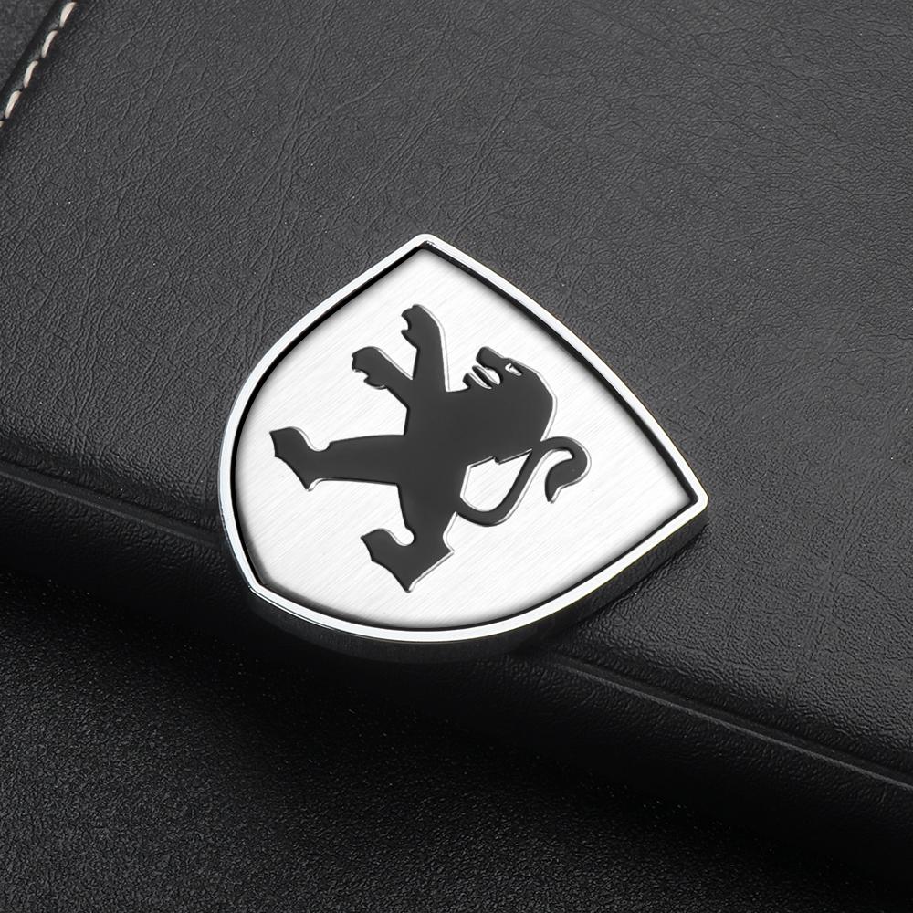 1 Stück 3D Metallplaketten Auto Kofferraum Karosserie Fenster Seite Kotflügel Aufkleber Dekoration Für Peugeot 3008 5008 4008 206 308 307 208 407 406