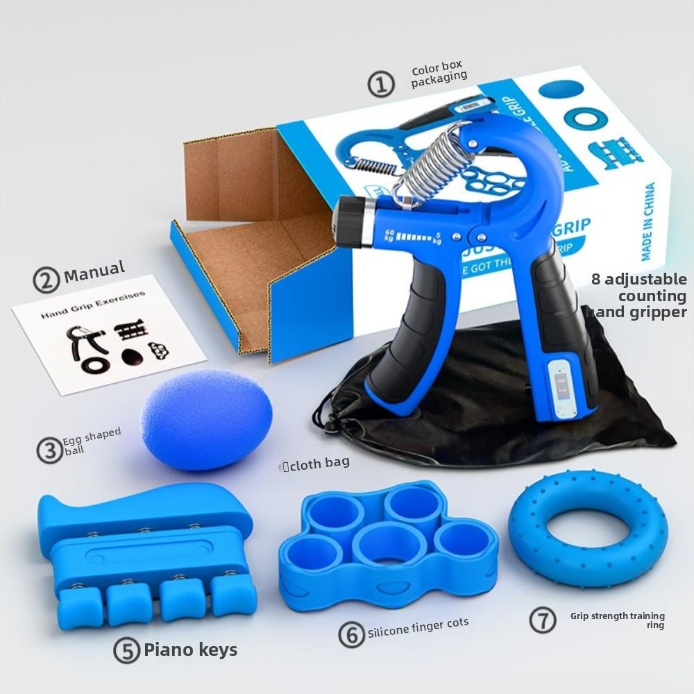 Set Grip Professional Hand Strength Arm Muscle Hand Strength Exercise Rehabilitation Training Unisex Finger Wrist