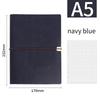 A5 B5 Business Leather Journal Notebooks 6 Ring Binder Planner with 100 Sheets  Blank Printed Loose-leaf Diary Notebook