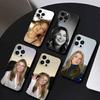 Ellen Pompeo Phone Case For iPhone17,16,15,14,13,12 Plus,Max Soft Silicone Black Cover