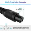 29.4V 2A Battery Charger,Lithium Power Adapter PowerFast 3-Prong Inline Connector for 24V Pocket Mod, Sports Mod Lithium Battery