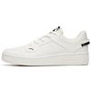 Life Collection Synthetic Leather Comfortable Coverage Slip Resistant Low Top Skateboard Shoes Men's White Black 912018022-2