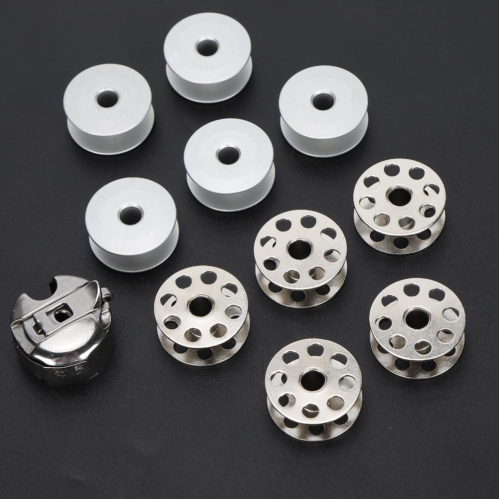 11pcs Professional Bobbin Case Iron Industrial Sewing Machine Sewing Bobbin  Industrial Sewing