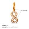 Exquisite Shining Diamond-Encrusted Gold Pendant, High-End Temperament, Light Luxury Earrings, Necklaces, Jewelry Accessories