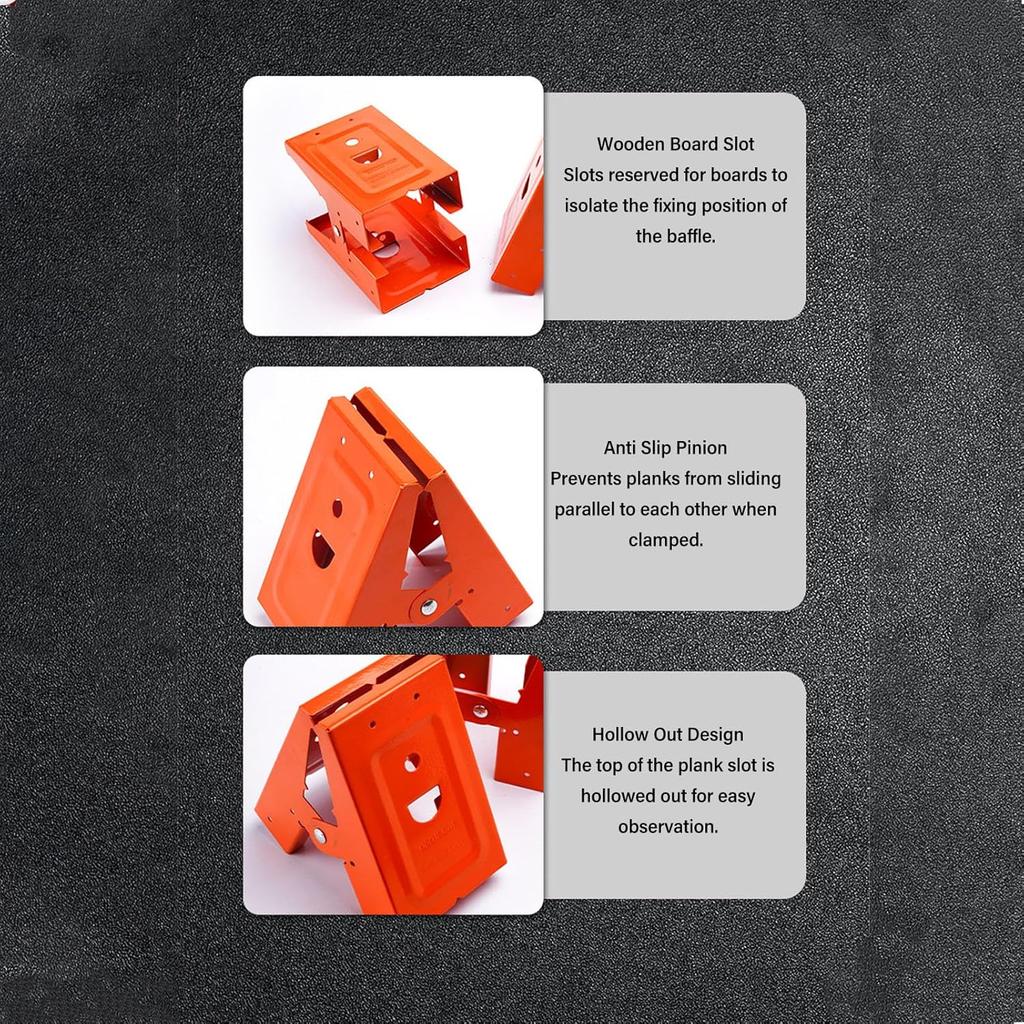 2PCS Saw Horse Bracket Cold Rolled Steel Mechanical Sawhorse Brackets Display Stand Woodworking Saw Horse Holder Saw Woodworking